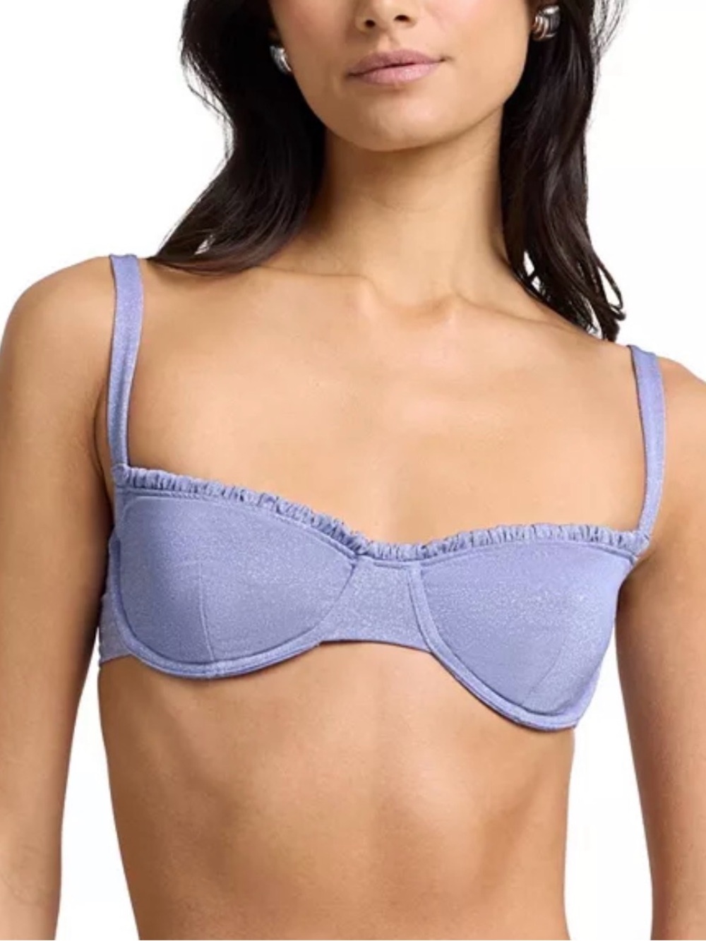 Onia Lavender Underwire Bikini Top